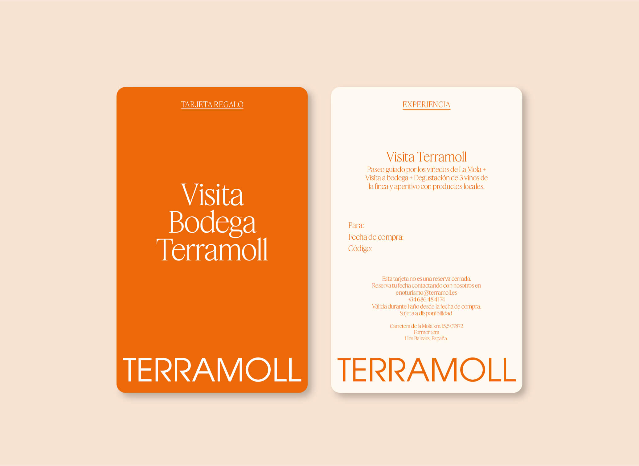 Tarjeta regalo Terramoll